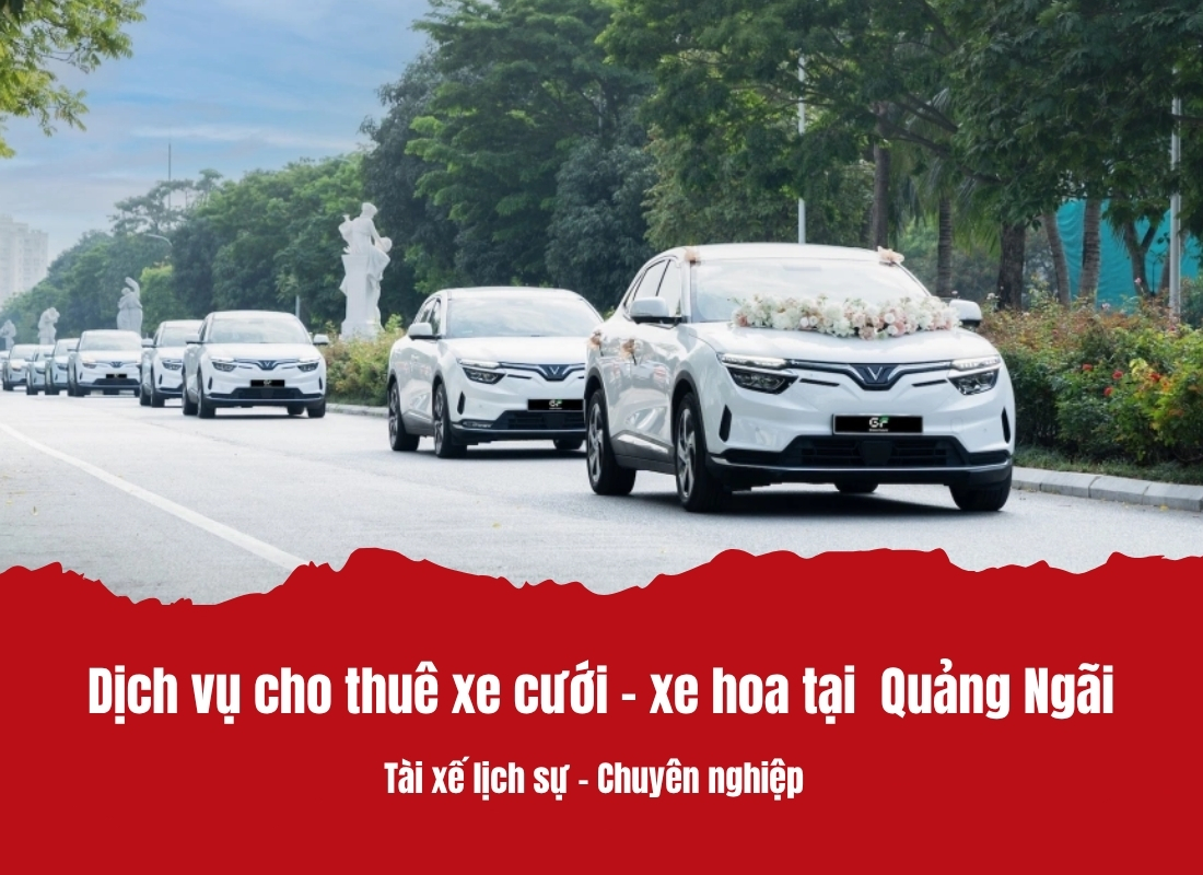 cho thuê xe cưới Quảng Ngãi Cho thuê xe cưới Quảng Ngãi